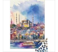Istanbul Puzzle for Adults 1000 Pieces | calming group activity for care home residents to enjoy together with family and friends who visit to enjoy at home38x26cm