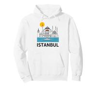 Istanbul Skyline Sunset Cityscape Graphic Art SOuvenir Pullover Hoodie