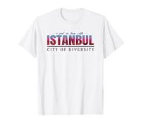 Istanbul Skyline Turkey Holiday Travel Souvenir Design T-Shirt