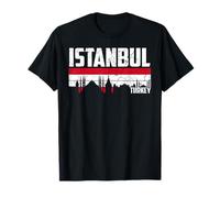 Istanbul Skyline Turkey Tourist Vacation Gift T-Shirt