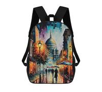 Istanbul Streets Backpack, 3D Printed School Bag, School Lunch Bag, Travel Backpack, Friends Backpack, School Backpack for Girls And Boys 17inch