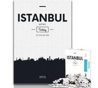 Istanbul Turkey 1000 Piece Jigsaw Puzzle for Adults Teens,Learning Educational Toys Family Games Birthday Present,Gifts 38x26cm