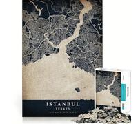 Istanbul Turkey 1000 Teenager Pieces Jigsaw Puzzle Memory Fit Neat Thick Home Game (50x75cm)