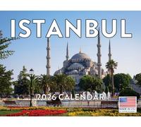 Istanbul Turkey Calendar 2026 Wall