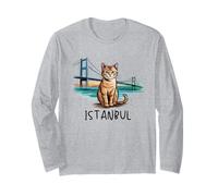 Istanbul Turkey Cat Sketch/Istanbul Long Sleeve T-Shirt