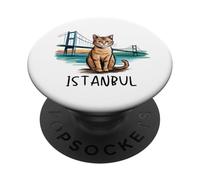 Istanbul Turkey Cat Sketch/Istanbul PopSockets Adhesive PopGrip