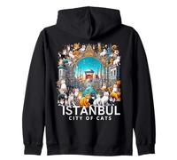 Istanbul, Turkey - City of Cats - Cat Lovers 3 Edition Zip Hoodie
