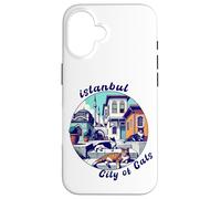 Istanbul, Turkey, City of Cats, Lazy Cats Case for iPhone 16