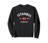 Istanbul Turkey Est. 667 BC Turkish Flag Souvenir Sweatshirt