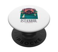 Istanbul Turkey Sailing Boat Turkish Souvenir Gift PopSockets Adhesive PopGrip