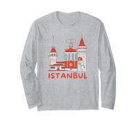 Istanbul Turkey Sketch/Istanbul Long Sleeve T-Shirt