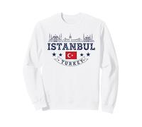 Istanbul Turkey Skyline Cityscape Travel Trip Souvenir Sweatshirt