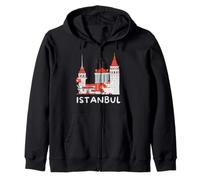 Istanbul Turkey Souvenir/Istanbul Zip Hoodie