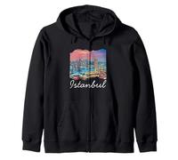 Istanbul Turkey Souvenir/Istanbul Zip Hoodie