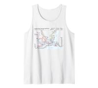 Istanbul Turkey Train Railway - Souvenir Route Diagram Map Tank Top