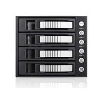 ISTAR BPU-340HD-SILVER 3x 5.25" to 4x 3.5" 2.5" 12Gb/s HDD SSD Hot-swap Rack