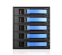 ISTAR BPU-350HD-BLUE 3x 5.25" to 5x 3.5" 2.5" 12Gb/s HDD SSD Hot-swap Rack