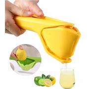 iStarcas Lemon Squeezer, Effective at Squeezing Out Juice, Easy-to-Use, Very Sturdy, Lemon Juicer, Lime Squeezer, Citrus Juicers, Lemon Juicer Squeezer to Squeeze Lemons, Lime, Citrus, Orange(Yellow)