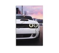 ISTI Sport Car Poster for Dodge Challenger SRT Hellcat Racing Car Poster Decorative Painting Canvas Wall Posters And Art Picture Print Modern Family Bedroom Decor Posters 12x18inch(30x45cm)