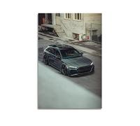 ISTI Sports Car Poster - Audi RS6 Race Car - 12x18 inch (30x45 cm) - Unframed - Matte Finish - For Bedroom, Bathroom, Kitchen, Living Room