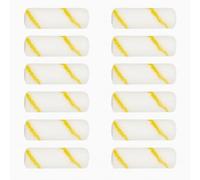 ISTLONDON 10 Pack Microfibre Roller Sleeves - 4 Inch (100mm) Paint Roller Refills for Emulsion, Gloss, Varnish & Stains - High Quality, Lint-Free, Smooth & Even Finish