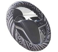 ISTN 2018 Large Ethnic Style Coarse Flax Cloth Automotive Steering Wheel Cover Anti Slip and Sweat Absorption Auto Car Wrap Cover For F-150 Tundra (G, 15.25''-16'')