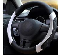 Istn Soft Fiber Leather Braid On The Steering Wheel With Needle Car Steering Wheel Cover Whole White