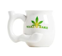 ISTOOLL Wake Coffee Mug Novelty Bake Coffee Cup for Halloween Christmas Birthday Party Gift