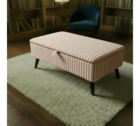 ISTOOLS Easy-Clean Fabric Storage Seat - Family Friendly Handcrafted UK Bench with Deep Storage - 30 x 20 Inches (76 x 51cm)