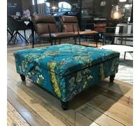 ISTOOLS Modern Square Tufted Footstool Ottoman UK Handcrafted bec - CHOOSE YOUR SIZE : 30 x 20 Inches (76 x 51cm)