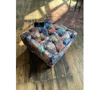 ISTOOLS Premium Handmade Damask Multicolour Storage Ottoman Bench - UK Storage Seat & Coffee Table - 40 x 18 Inches (102 x 46cm)