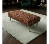 ISTOOLS Premium Lounge Seating Ottoman - Handcrafted UK Designer Footstool & Upholstered Bench - 30 x 20 Inches (76 x 51cm)