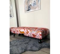 ISTOOLS Printed Fabric Bespoke Footstool - Comfort Meets Style (Non-Storage) - 19 x 17 Inches (48 x 43cm)