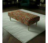 ISTOOLS Statement Window Seat Bench - High-Density Foam, Designer Pattern, UK Handcrafted - 30 x 20 Inches (76 x 51cm)