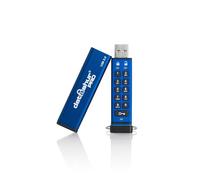 iStorage datAshur PRO 256-bit 64GB USB 3.0 secure encrypted flash drive IS-FL-DA