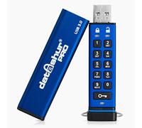 iStorage datAshur PRO 8 GB | Encrypted USB Memory Stick | FIPS 140-2 Level 3 Certified | Password protected | Dust/Water Resistant | IS-FL-DA3-256-8
