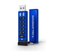 iStorage datAshur PRO+A 128GB | FIPS 140-3 Level 3 Certified | BSPA Certified | Secure USB Type-A drive | AES-XTS 256-bit Hardware Encryption | PIN protected