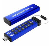 iStorage datAshur PRO+C 32GB | FIPS 140-3 Level 3 Certified | Secure USB Type-C Hardware Encrypted Drive | PIN Protected | Type C-A Adapter Included - TAA Compliant