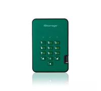 iStorage diskAshur HDD 2TB Green | Secure Portable Hard Drive |AES-XTS 256-bit Hardware Encryption | PIN protected | OS & Platform Independent | TAA Compliant |Brute force hack defence | Dust/Water Re