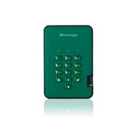 iStorage diskAshur² HDD 500GB Green | Secure Portable Hard Drive |AES-