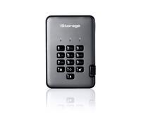 iStorage diskAshur PRO2 - Encrypted External hard drive in Graphite - 2 TB istorage-diskashur-pro2-256-bit-2tb-usb-3-1-encrypted-hdd