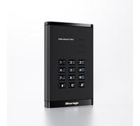 iStorage diskAshur PRO3 HDD 4TB - Secure Portable Hard Drive - FIPS Level 3 Certified - Password Protected - Dust/Water-Resistant - Hardware encryption