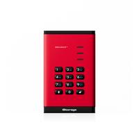 iStorage diskAshur³ SSD 16TB Red | Secure Portable Solid State Drive |