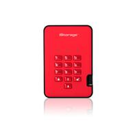 iStorage diskAshur² SSD 256GB Red | Secure Portable Solid State Drive |AES-XTS 256-bit Hardware Encryption | PIN protected | OS & Platform Independent | TAA Compliant |Brute force hack defence | Dust/
