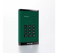 iStorage diskAshur SSD 4TB Green | Secure Portable Solid State Drive | FIPS 140-3 Level 3 Complaint |Common Criteria EAL 5+ | PIN protected | AES-XTS 256-bit hardware encryption | GDPR TAA Compliant |