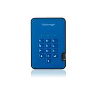 iStorage diskAshur SSD 8TB Blue | Secure Portable Solid State Drive |AES-XTS 256-bit Hardware Encryption | PIN protected | OS & Platform Independent | TAA Compliant |Brute force hack defence | Dust/Wa