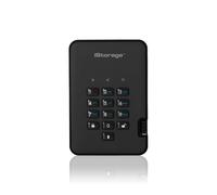iStorage diskAshur2 256-bit 500GB USB 3.1 secure encrypted hard drive - Black IS