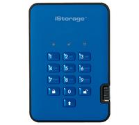 iStorage diskAshur² HDD 5TB Blue | Secure Portable Hard Drive |AES-XTS 256-bit Hardware Encryption | PIN protected | OS & Platform Independent | TAA Compliant|Brute force hack defence | Dust/Water Res