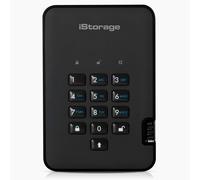 iStorage diskAshur2 HDD 1TB Black - Secure portable hard drive - Password protec
