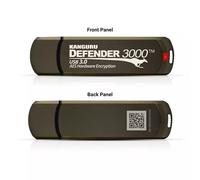 iStorage Kanguru Defender 3000 SuperSpeed USB 3.0 64 GB| Secure Flash Drive | FIPS 140-3 Level 3 pending FIPS 140-2 Level 3 Certified | AES-XTS 256-bit Hardware Encryption | TAA Compliant|